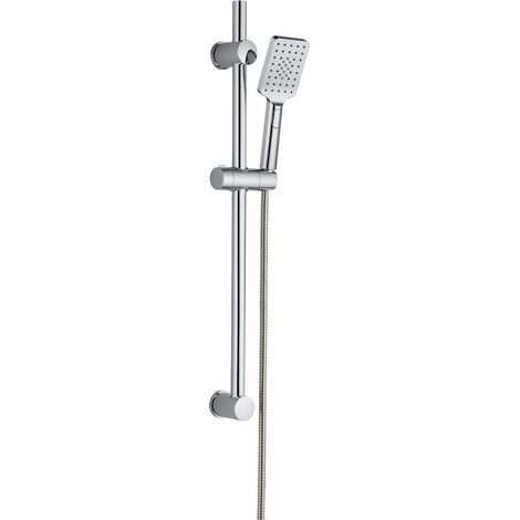 Kibath Barra Ducha con equipo BER de 65,5 cm acabado CROMO brillo fabricado en latón (1/5)
