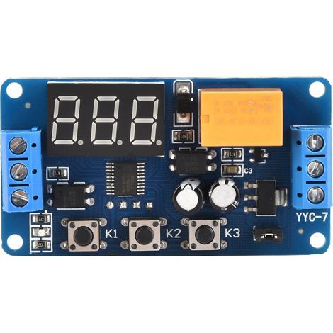 Module de commutation de temporisation de relais de commande de minuterie de Cycle réglable 3V 3.7V 4.5v 5v 6v 7.4V (1/5)