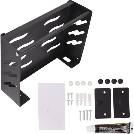 Support Épices Cuisine Organisateur Rangement Étagère 20cm Sans Percer Déco Maison Support Seul (1/5)