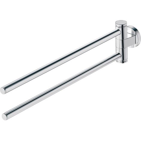 Duravit 0099221000 D codice portasciugamani a 2 bracci, mobili, 445 mm, cromato (1/5)