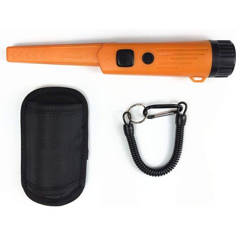 Détecteur de métaux pour Adultes et Enfants Pointeur de détecteur de métaux G-P-II Detecteur de métal à Main imperméable avec Bracelet Haute précision (Color : GPII Orange) (1/5)