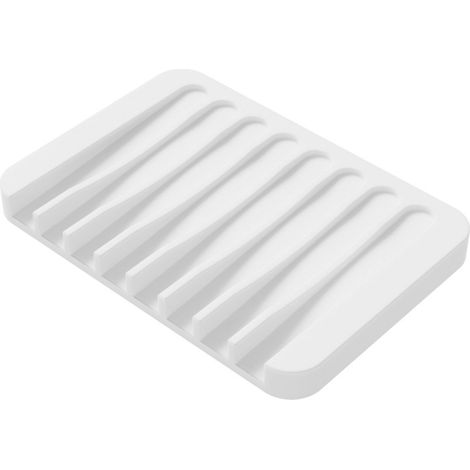 Porte Savon - Silicone Alimentaire - Drainage Peigne Antidérapant - Para Baño Cocina Ducha - 1 Unidad (1/5)