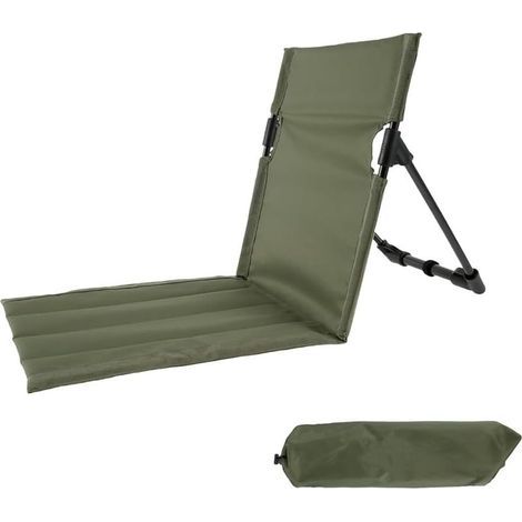 Ultraleichter, faltbarer Campingstuhl mit Rückenlehne, Outdoor-Entspannungsstuhl mit Tragetasche für Camping, Strand und Autoreisen (1/5)