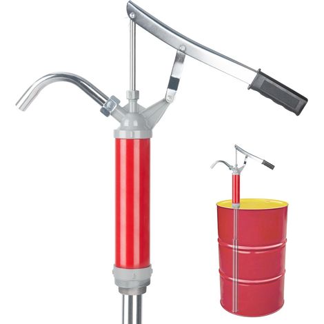 Pompe à Levier pour FûTs,Pompe A FûT à Huile,Pompe à Main avec Tube D'Aspiration TéLescopique Pour FûTs de 15 à 55 Gallons (1/5)