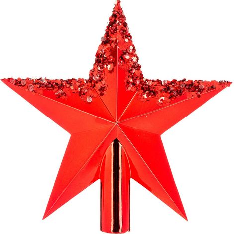 Stemma per albero di natale colorama de noël in plastica riciclata h22cm - Feeric lights & christmas
