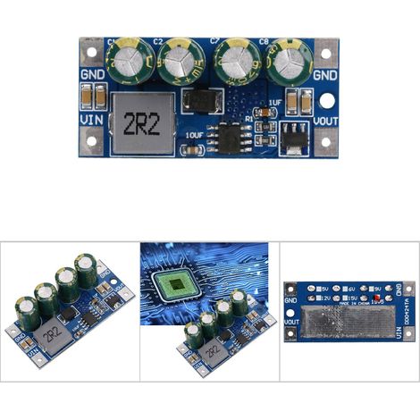 Convertisseur élévateur DC-DC 60W, 3.7V-18V vers 5V/6V/9V/12V/15V/19.5V, module step-up réglable (1/5)