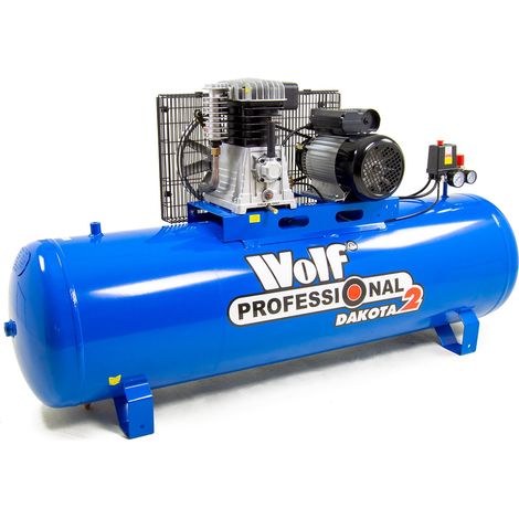 Wolf Professional Dakota 2-200 INDUSTRIAL 14.1CFM 3HP 150psi Air Compressor 200L (1/5)