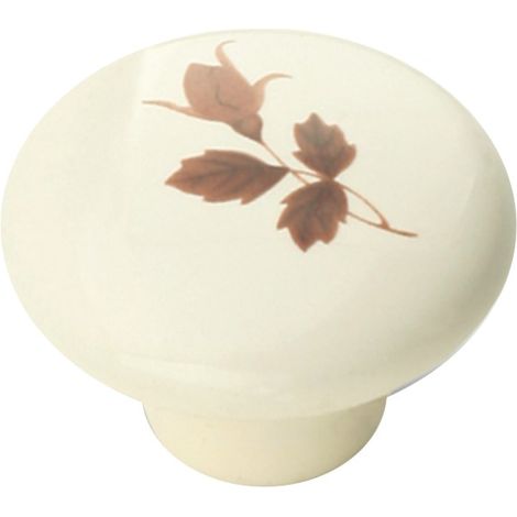 Pomello GP20, porcellana lattea, modello 2 (1/2)