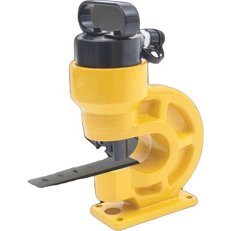 Outil de perforation hydraulique, pression de 31 tonnes, 4 matrices de perforation interchangeables, matériau en acier durable, diamètre maximum du trou de 32 mm, actionnement hydraulique manuel (1/5)
