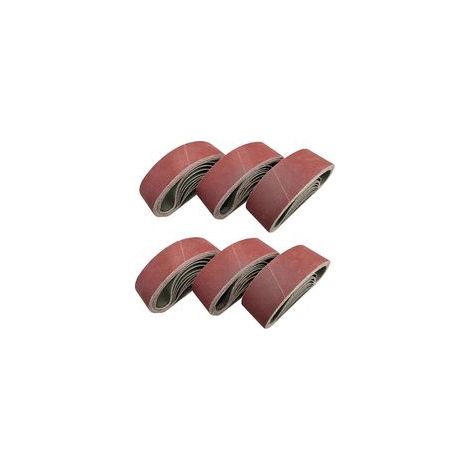 FEIHU 10 pièces Bandes abrasives 915100mm. Bande abrasive pour polir le métal, le bois. Ensemble de Bandes Abrasives,pour ponceuses à bande 、ponceuses à main(80 Grain) (1/4)