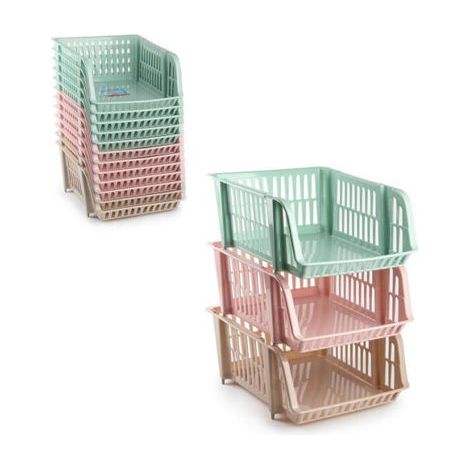 CESTA APILABLE PEQUEÑO SURTIDO 3 COLORES