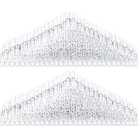 150 Pièces Thermorétractable Cosse Bout à Bout Étanche Isolé Électrique pour Automobiles Motos Véhicules (Blanc, 26-24 AWG) (1/5)