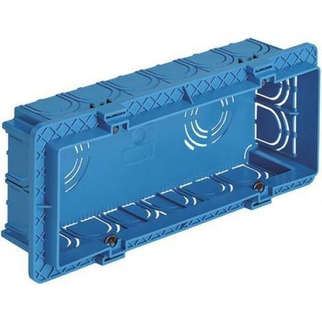 Scatola Incasso Rettang. 6-7M Azzurro ( Vimar Cod. V71306 )