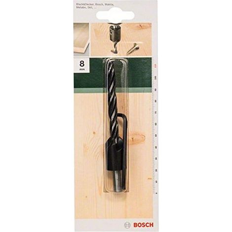 Accessories 2609255221 Mèche à bois Angle de pointe 90° Diamètre 8 mm (1/4)