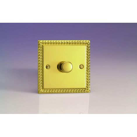 Varilight DIMMER 1X400W PUSH ON - HG3 - Brass Rotary Dimmer (1/2)
