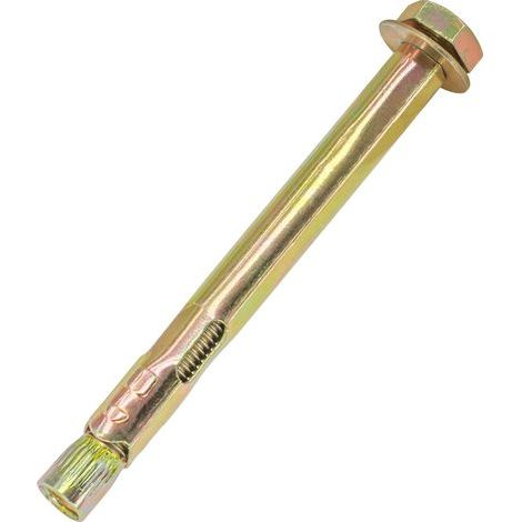 10 boulons d'expansion hexagonaux pour fixation sur murs en béton et maçonnerie (M8 x 100 mm) (1/3)