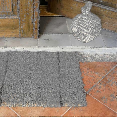 cale-porte en corde, cale-porte lestée, cale-porte nautique nouée (1/2)