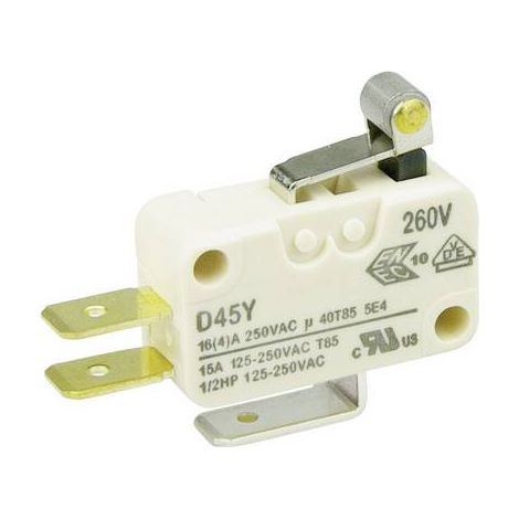 ZF D453-V1RA Microrupteur D453-V1RA 250 V/AC 16 A 1 x On/(On) à rappel 1 pc(s) (1/2)