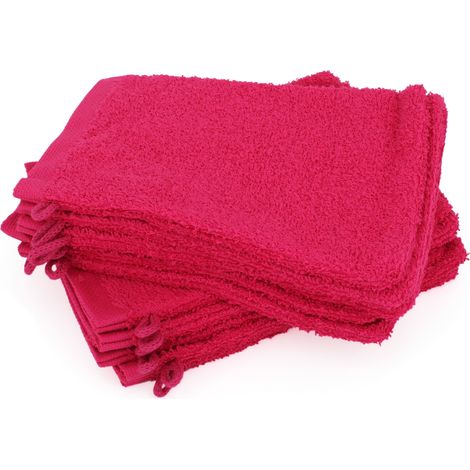 Lot de 12 gants toilette 16x21 ALPHA