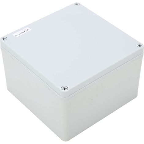 IP67 wasserdichte universelle ABS-Außenanschlussdose 200 x 200 x 130 mm mit Montageplatte, Gehäuse für Elektroprojekte (1/5)