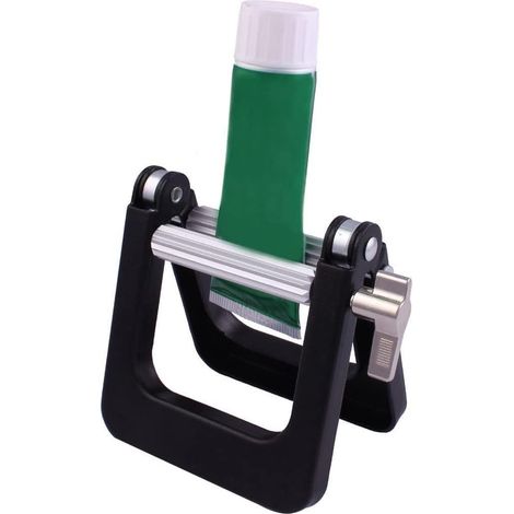 Presse-tube métallique pour dentifrice, outil d’extraction pour artistes et coiffeurs, vide complètement le tube (1/5)