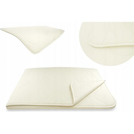 Couette En Laine D'été - Crème - 200x200cm - Légère - Mienne En Laine De Mouton (1/5)