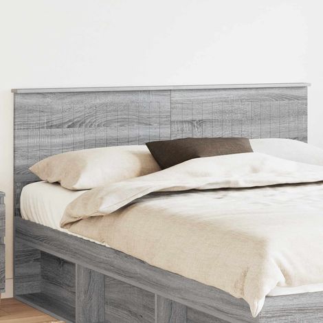 Kopfteil Graues Sonoma Holzwerkstoff