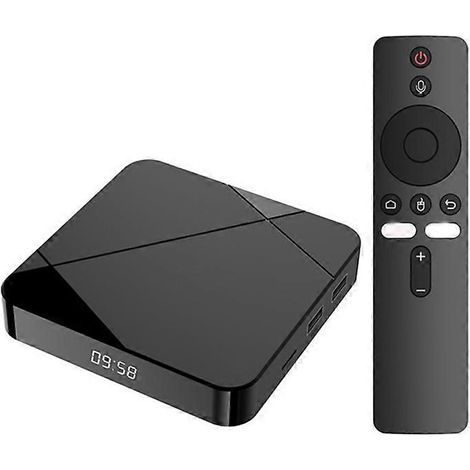 Boîtier TV intelligent TX5 S905Y5 Android 14.0 avec vidéo 4K, LAN, Wi-Fi 6, Bluetooth 5.0, assistant vocal, télécommande et clé multimédia de jeu (1/5)
