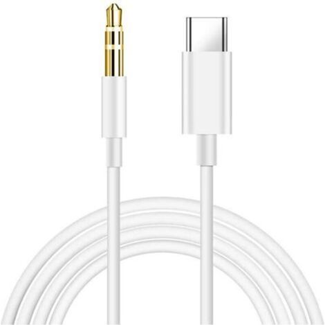USB-C-auf-3,5-mm-Klinkenkabel, USB-C-auf-3,5-mm-Klinkenadapter, Auto-Audio-Auxiliary-Stereokabel, 2 m – Crezuo (1/5)