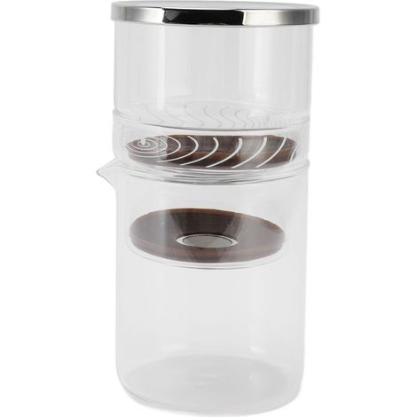 300-ml-Filterkaffeemaschine mit variabler Geschwindigkeitsregelung, hitzebeständig und ideal für Zuhause, Büro oder Eiskaffee. Perfekt für Zuhause, Büro oder Café. (1/5)