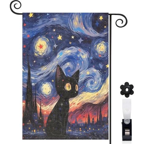 Drapeau de jardin Joyeuses saisons en lin lavable 30 x 45 cm lavable décoration intérieure (1/5)