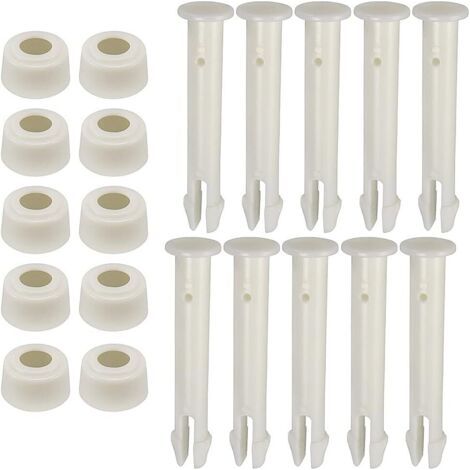 10 Pièces Goupilles en Plastique pour Intex Round Metal Frame Pools Pièces de Rechange pour Joints de Piscine pour Joints de Piscine,Remplacement de pièces de Rechange Joint Pins (1/5)