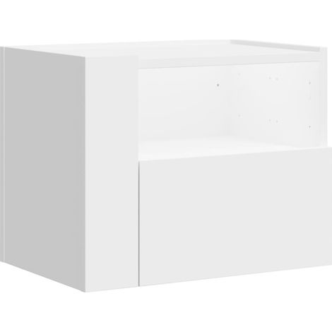Maison Exclusive - Wand-Nachttisch Weiß 45x30x35 cm