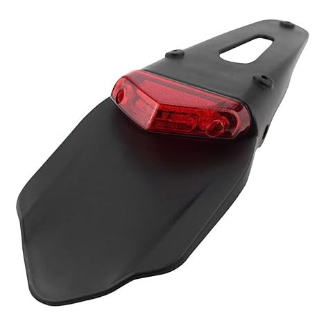 Feu arrière LED avec bavette pour moto tout terrain Rouge (1/5)