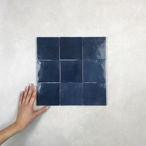 Carrelage mural Effet Zellige Bleu Nuit CROGIOLO ZELLIGE 10x10 cm China (1/2)