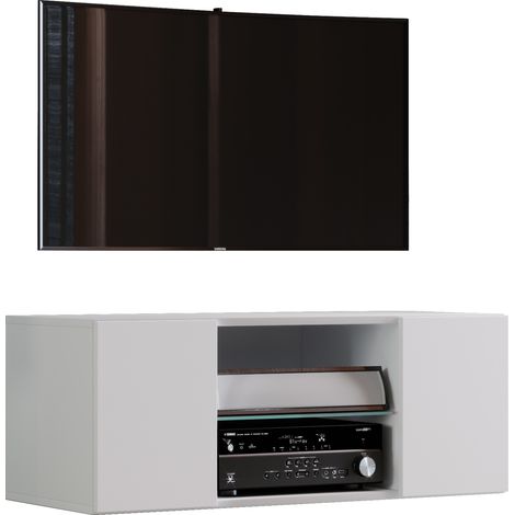 Bois Meuble Télévision Wall Meuble Meuble Télévision Fernseh Jusa 95 40x95x36 - VCM (1/3)