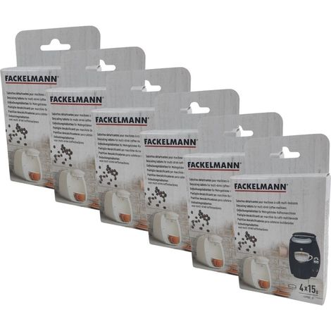 Ensemble de 6 Tablettes détartrantes pour machines à café multi-boissons Fackelmann Petit-déjeuner (1/3)