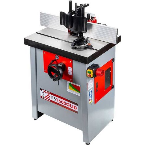 Holzmann – Toupie à bois 2200W – 400V – 3 phases – Arbre équilibré pour précision – Capot de sécurité CE – Table en fonte anti-torsion