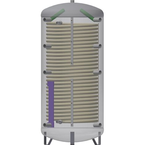 Citrin Solar Übergabe-Pufferspeicher PS-ÜG 1000/79, D 790mm Nennvolumen 892l, mit Isolierung