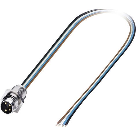 Phoenix Contact 1520055 Sensor-/Aktor-Einbausteckverbinder M12 Stecker, Einbau 0.50 m Polzahl Sensor
