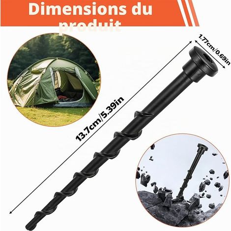 Vis de Terre pour Robot Tondeuse, 13,7 cm Vis de Station de Charge pour Automower 105 305 308, Vis de Jardin pour Équipements Extérieurs (1/4)