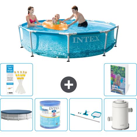 Frame Pool Rund - 305x76 cm - 7-teilig S130