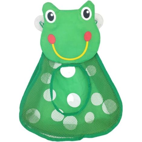 Salle de Bains Organisateur Sac de Rangement Suspendu Sac Jouets Bain de Canard Sac de Stockage de Jouets Sac Filet de Grenouille(Frog) (1/5)