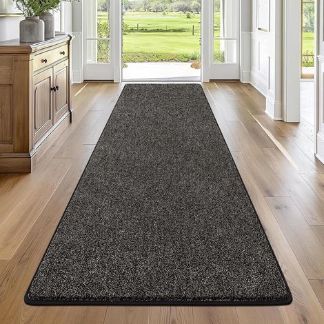 Tapis Couloir Long Antidérapant 80 x 240 cm Tapis Cuisine Lavable en Machine Tapis de Couloir Passage Facile à Nettoyer Doux Epais Paillasson Interieur Entree pour Cuisine, Couloir, Buanderie (1/5)