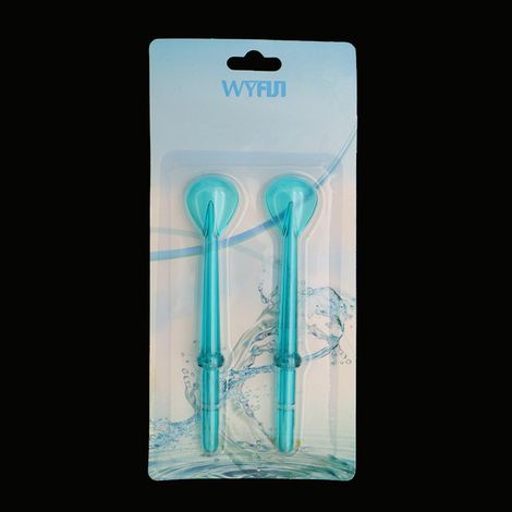 YanBan 2pcs Oral Hygiène Cleaner Tongue, Recharge 2 Embouts Gratte Nettoyage pour waterpik WP-100 WP-450 WP-250 WP-300 WP-660 WP-900 (1/4)