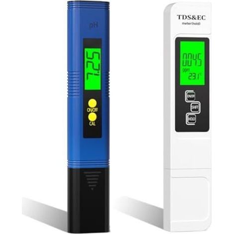 Testeur de pH/TDS/EC/température 4 en 1 pour aquarium, piscine, eau potable (1/5)