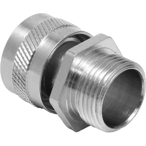 Raccord de gaine RS PRO M20, taille 20mm en Laiton, IP54 ( Prix pour Paquet de 10 )