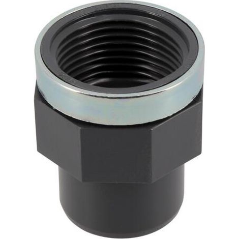 Nicoll – Réduction mixte PVC pression femelle diamètre 32 mm – Filetage 26 x 34 mm – Raccord renforcé pour réseaux d'eau froide - rtr32