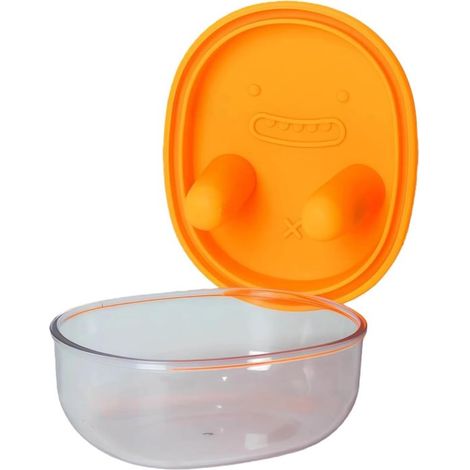 Contenitore per snack - Design 2 in 1 - Mantiene le mani pulite - Coperchio in silicone con scanalature per le dita - Riutilizzabile, ideale per viaggi e campeggio.