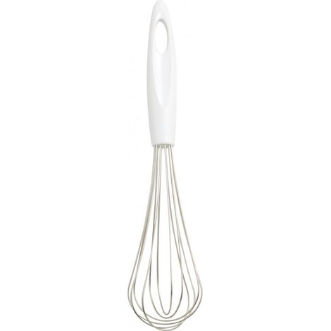 Batidor de acero inoxidable con mango de plástico, 25 cm, mezcla - Metaltex (1/2)